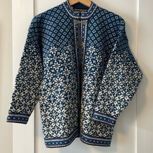 Vintage Norlaender Wool Cardigan